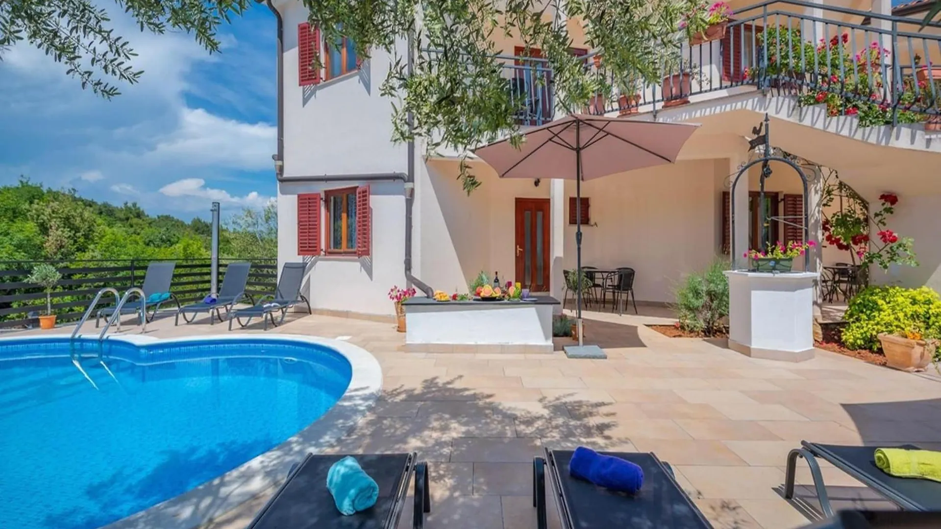 Relaxing Summer Apartment - Pool, Sauna, Jacuzzi 1 Drenje   Drenje (Istria)